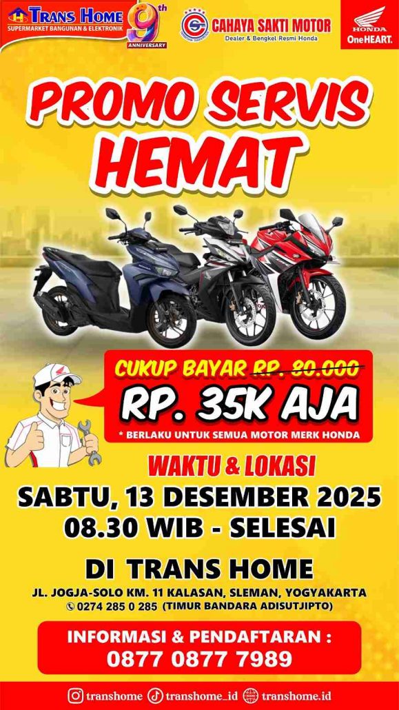 promo servis motor honda hemat