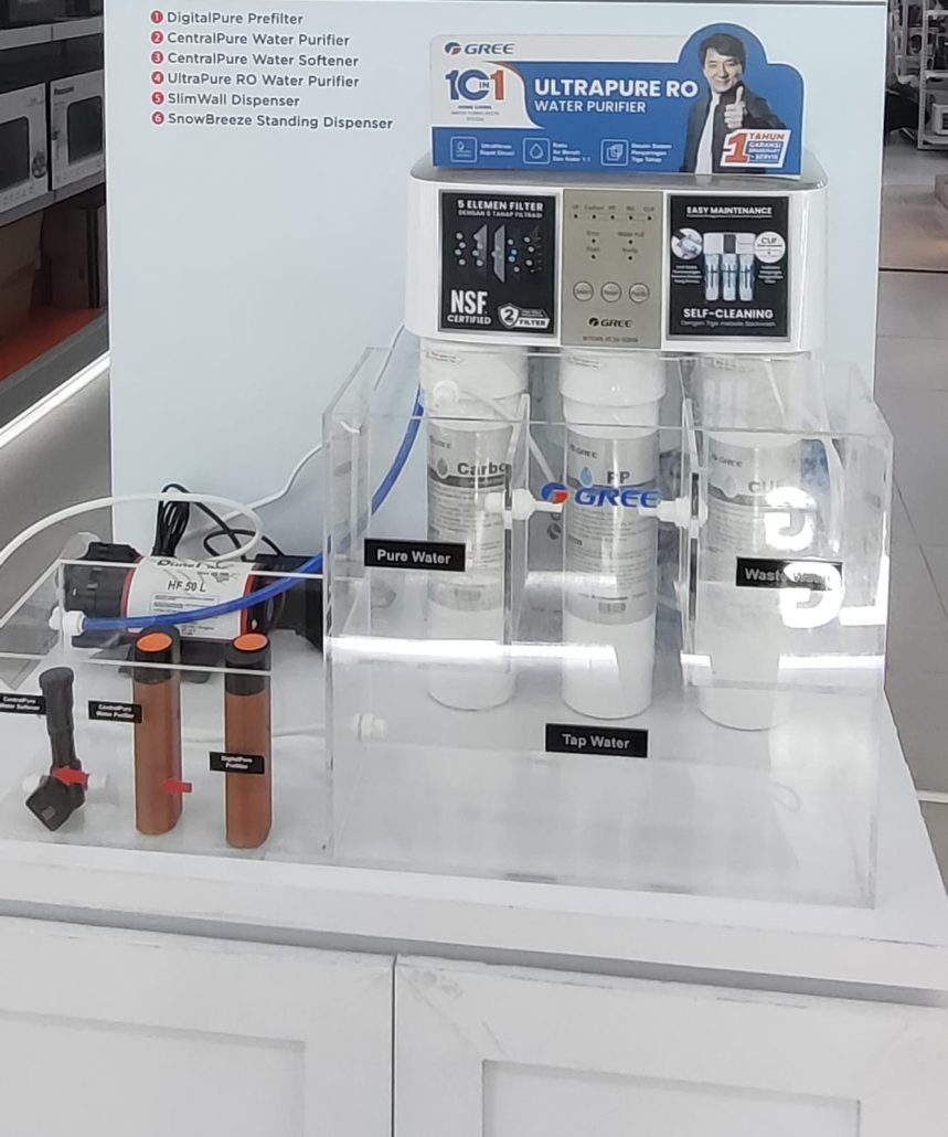 Ultrapure RO water purifier gree