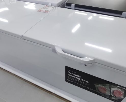chest freezer 2 pintu modena