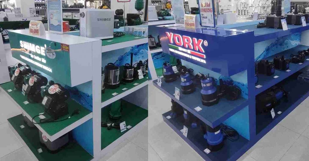 pompa air shimge york