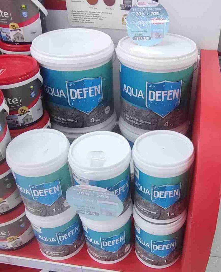waterproofing aquadefen bondall